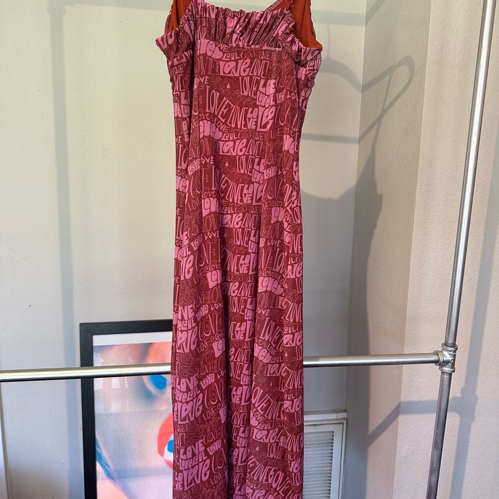 NWT Mesh bodycon love print UO dress size small - Picture 6 of 6